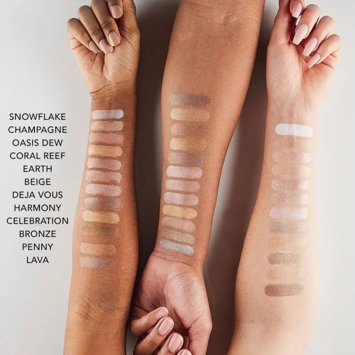 100% Mineral Shimmer Powders