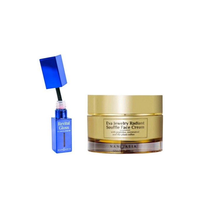 Eva Souffle Cream + Revital Lipgloss Eva Souffle Cream + Revital Lipgloss