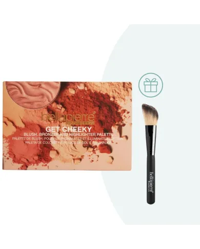 Bellapierre Face Palette Get Cheeky (Blush, Bronzer, Highlighter)